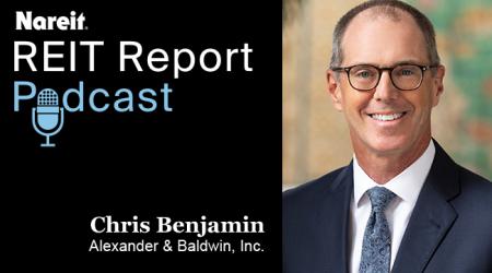 Chris Benjamin  Alexander &amp; Baldwin CEO Says Right Time for Transition as REIT Nears Completion of Transformation Alexander amp Baldwin CEO Says Right Time for Transition as