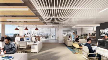 Office interior, open floorpan  Office REITs Shore Up Time-Tested Strategies Amid Market Challenges Office REITs Shore Up Time Tested Strategies Amid Market Challenges